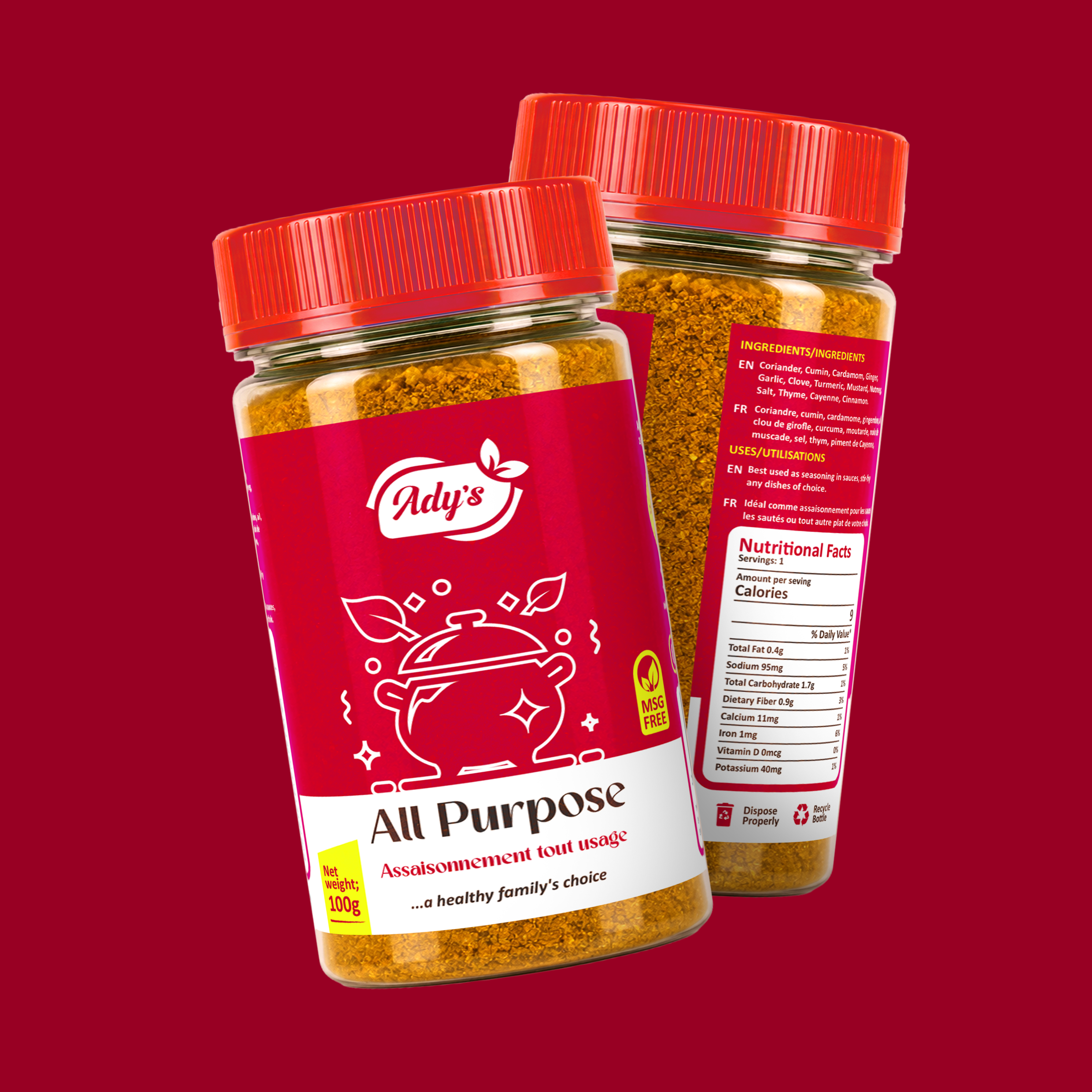 Ady's All Purpose Seasoning - 100g - Image 6