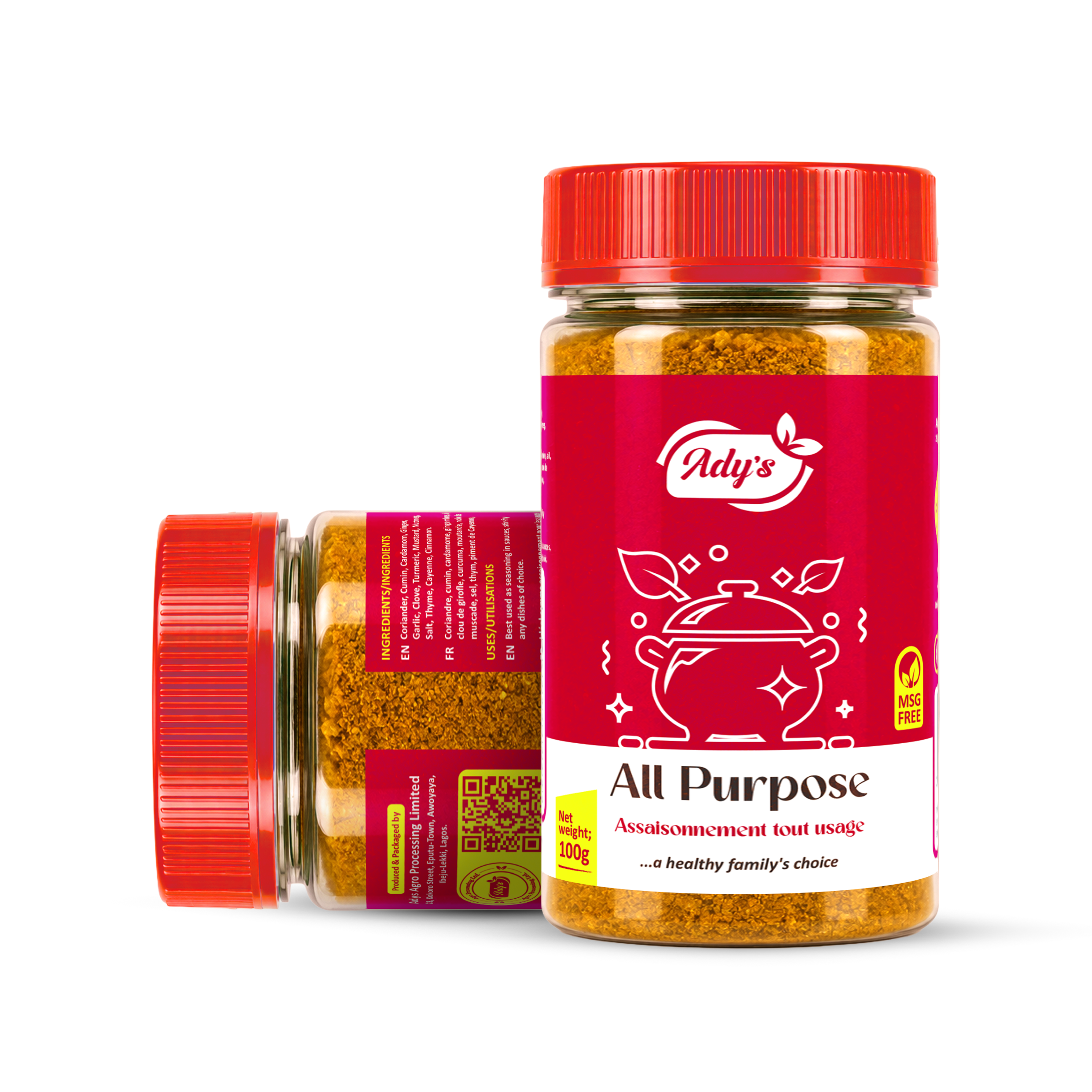Ady's All Purpose Seasoning - 100g - Image 2