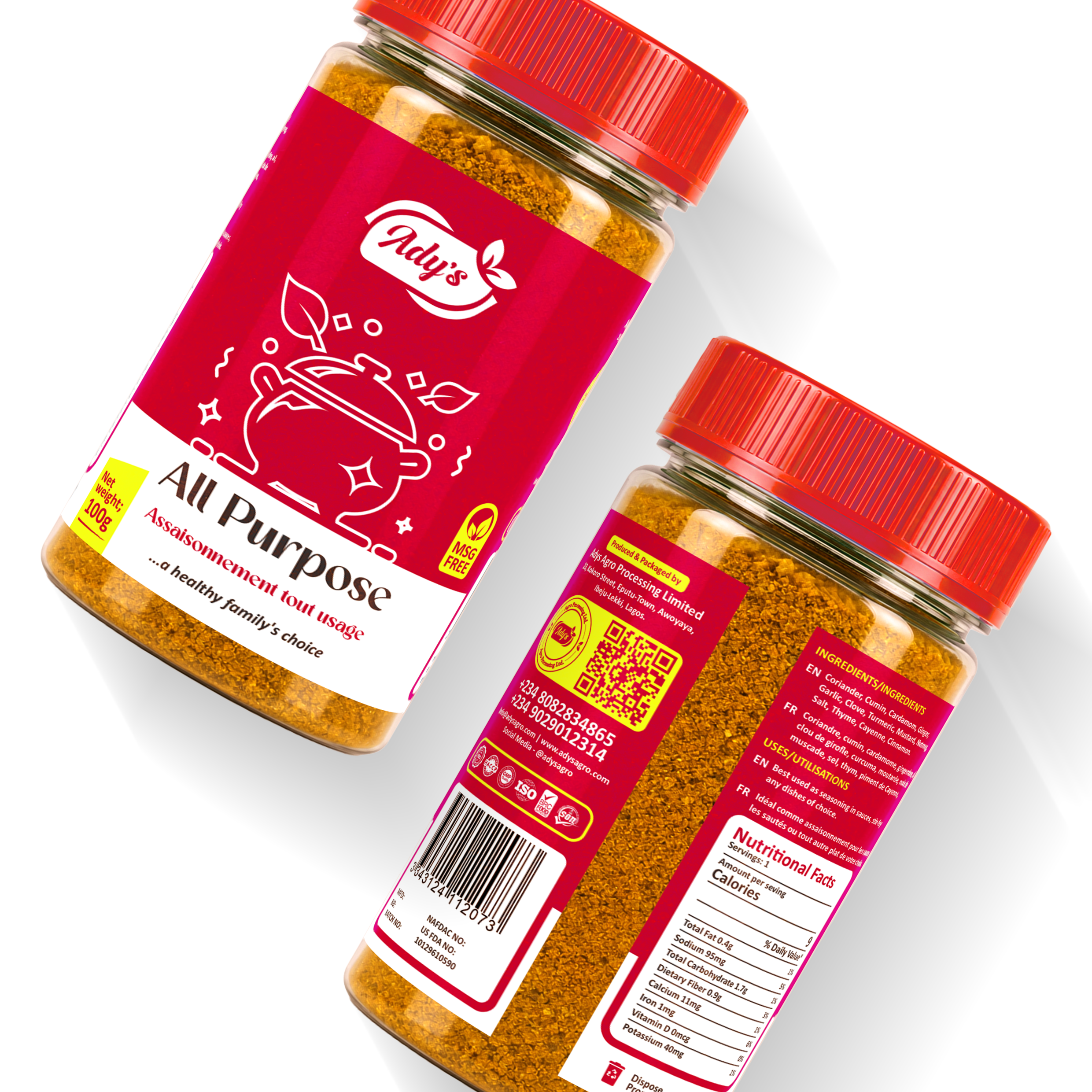 Ady's All Purpose Seasoning - 100g - Image 4