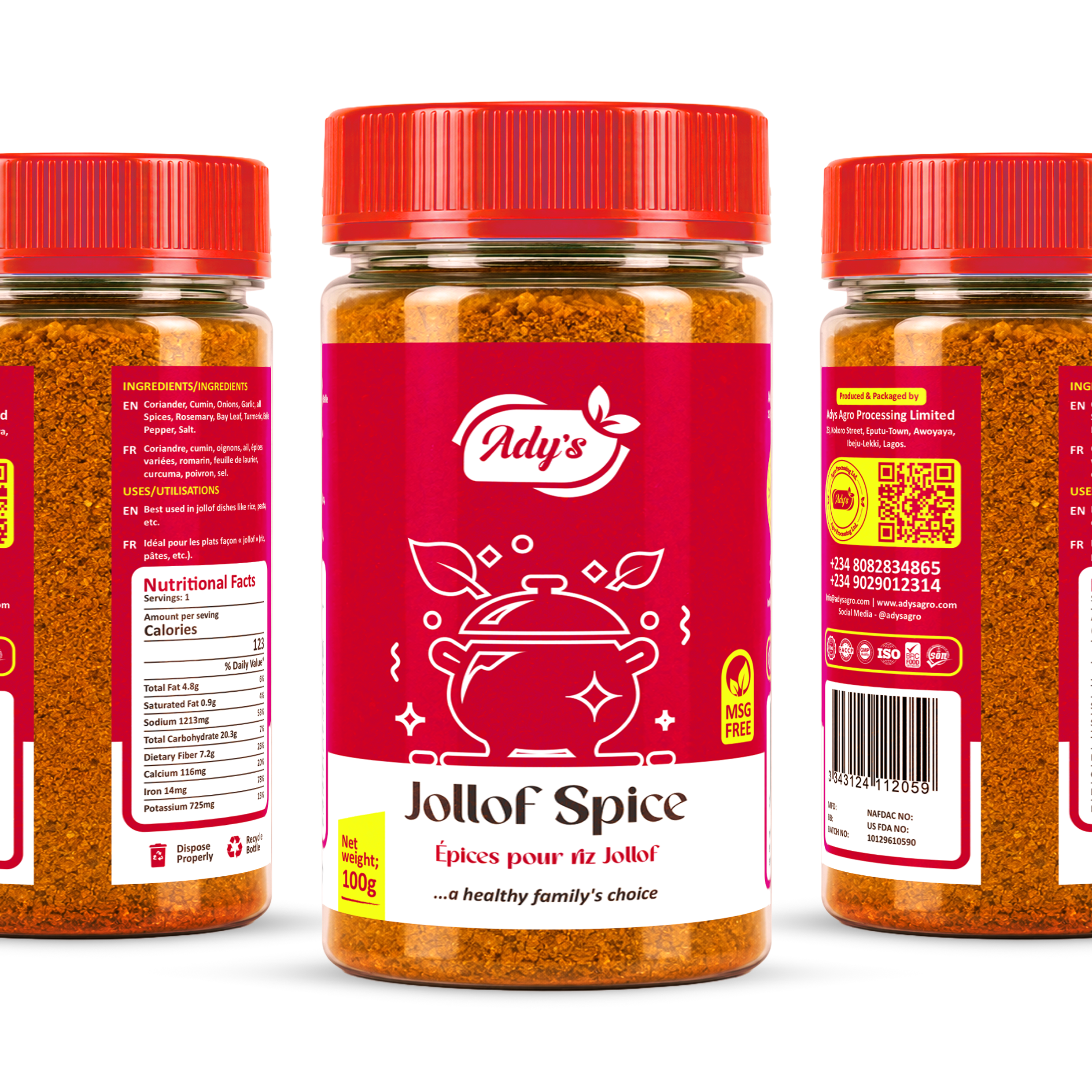 Ady's Jollof Spice - 100g - Image 3