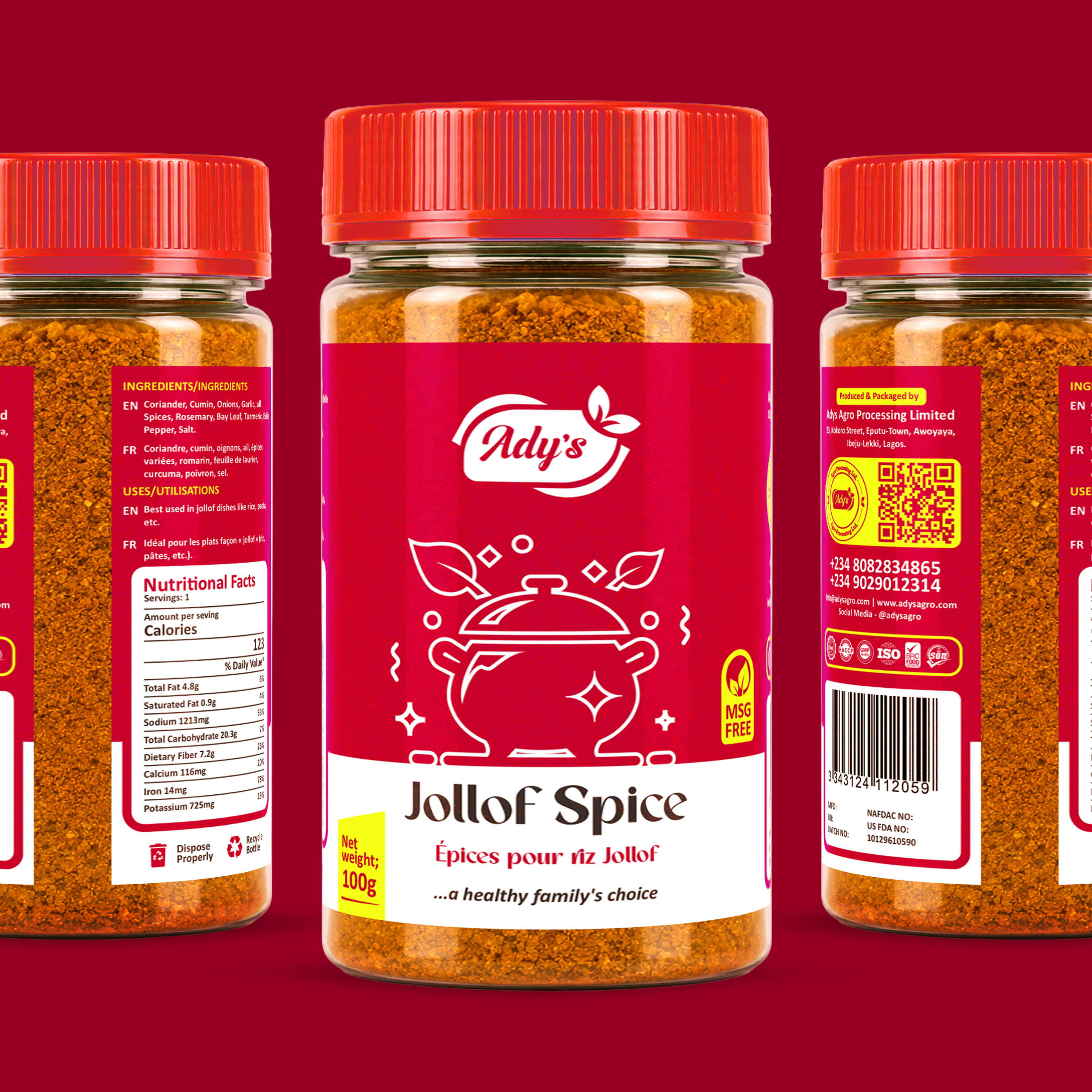 Ady's Jollof Spice - 100g - Image 5