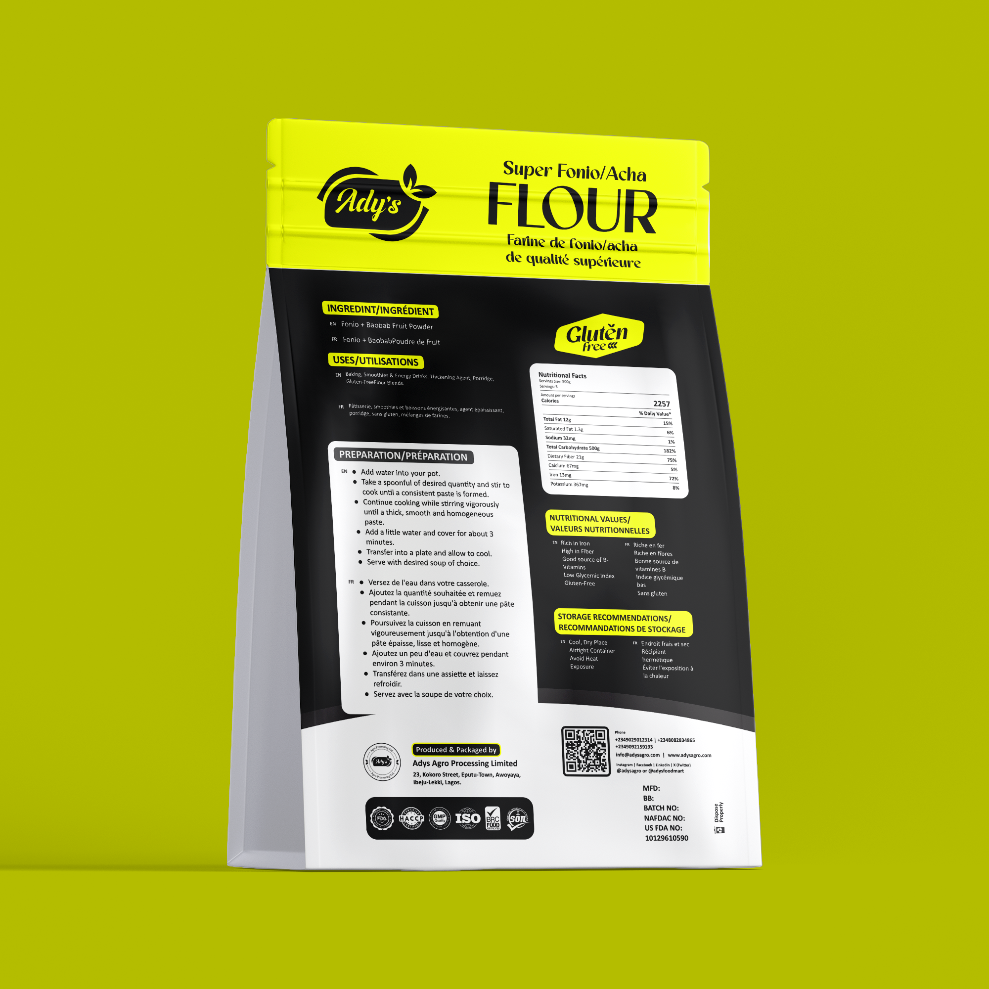 Ady's Super Fonio/Acha Flour -1kg - Image 4
