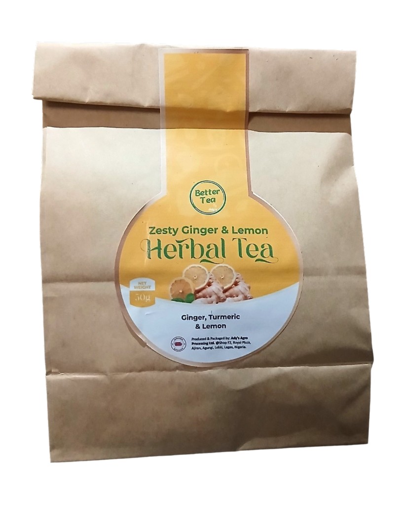 Zesty Ginger, Lemon Infusion